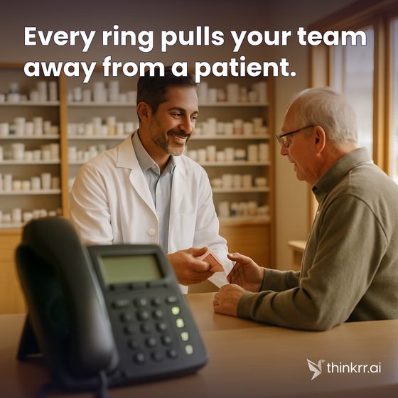 Photo-led post for a pharmacy tech brand